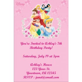 Disney Princess Invitation