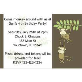 Monkey Invitation