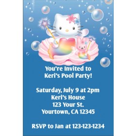 Hello Kitty Invitations - Hello Kitty Mermaid