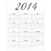 2014 free printable calendar