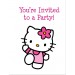 Hello Kitty  FREE Printable Birthday Party Invitation