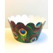 Peacock Feathers Cupcake Wrappers