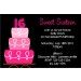 Sweet 16 (or any age) Birthday Invitation