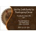 Gobble Gobble Turkey Thanksgiving Dinner Fall Autumn Invitation