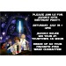 Star Wars - Lego Star Wars Invitations - Space Blast