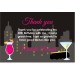 Girls Night Out - Bachelorette Party Thank You Card