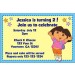 Dora the Explorer Invitations 3