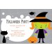 Cute Lil Witch Halloween Party Invitation