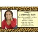 Leopard Animal Print Photo Invitation (ALL COLORS)