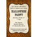 Orange Damask Halloween Party Invitation