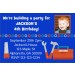 Handy Man Tools Toolbox Photo Invitation