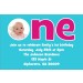 1st (First) Birthday Photo Invitation  - ALL COLORS
