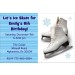 Ice Skating Party Invitation