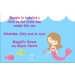 Mermaid Birthday Invitation 2 - Select a Mermaid