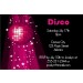 Disco Invitation 2 - Pink Disco Ball