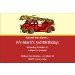 Fire Truck Invitations