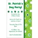 St. Patrick's Day Party Invitation - Feeling Lucky