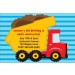 Dump Truck Construction Invitation