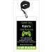 Video Game VIP Pass Invitation with Lanyard - Select Color
