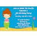 Mermaid Birthday Invitation (Customizable Mermaid)