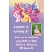 My Little Pony Photo Invitation