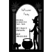 Witch Silhouette Halloween Party Invitation