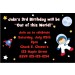 Space Invitations (Customizable boy or girl)