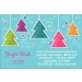 Colorful Trees Christmas Holiday Card Party Invitation