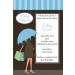 Shopping Mama Baby Shower Invitation - Blue