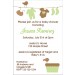 Baby Laundry Clothes Line Baby Shower Invitation - Green