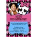 Monster High Inspired Girly Skull Invitation - Photo