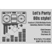 80s Retro Boombox Invitation