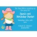 Cowgirl Birthday Invitation (Select a Cowgirl)