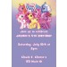 My Little Pony Invitation