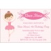 Pretty Ballerina Ballet Invitation - Select a Dancer