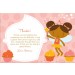 Cupcake Fairy Princess Thank You Card - Pink Delight