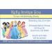 Princess Invitation - Lovely Blue