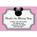 Mousy Dots Invitation (Similar to Minnie Mouse)