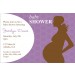 Mod Momma Baby Shower Invitation - Purple