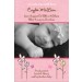 Lovely Pink Girl Photo Birth Announcement Card