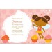 Cupcake Fairy Princess Invitation - Pink Delight