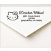 Hello Kitty Custom Return Address Self Inking Stamp