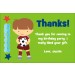 Soccer Thank You Cards