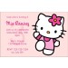 Hello Kitty Invitations - Pink Power