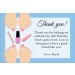 Pedicure Thank You Card - Light Skin