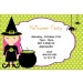 Pink Hair Witch Halloween Party Invitation