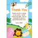 Party Animals Thank You Card