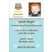 Owl Graduation Photo Invitation - Blue