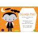 Kid Dracula Vampire Halloween Party Invitation