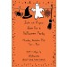 Spooky Orange Halloween Party Invitation